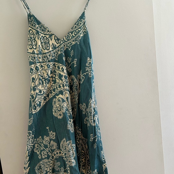 Zara Satin Floral Paisley Print Slip Mini Dress - Picture 5 of 8